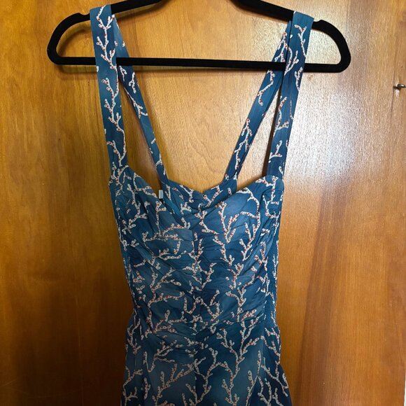 Anthropologie HD in Paris Acropora Coral Dress Size 12 - Picture 5 of 14